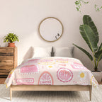 Groovy 70's Quote Patches Comforter Gallery Image 3