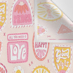 Groovy 70's Quote Patches Wall Tapestry Gallery Image 3