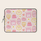 Groovy 70's Quote Patches Laptop Sleeve Gallery Image 1