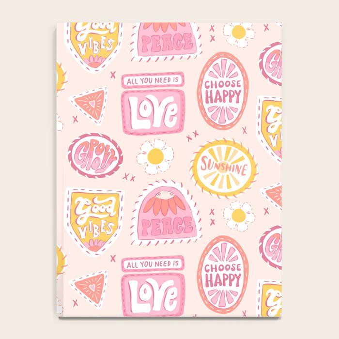 Groovy 70's Quote Patches Notebook Gallery Image 4