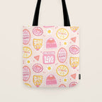 Groovy 70's Quote Patches Tote Bag Gallery Image 1