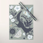 Fox and Owl Wrapping Paper Gallery Image 1