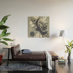 Fox and Owl Wood Wall Art Gallery Image 2