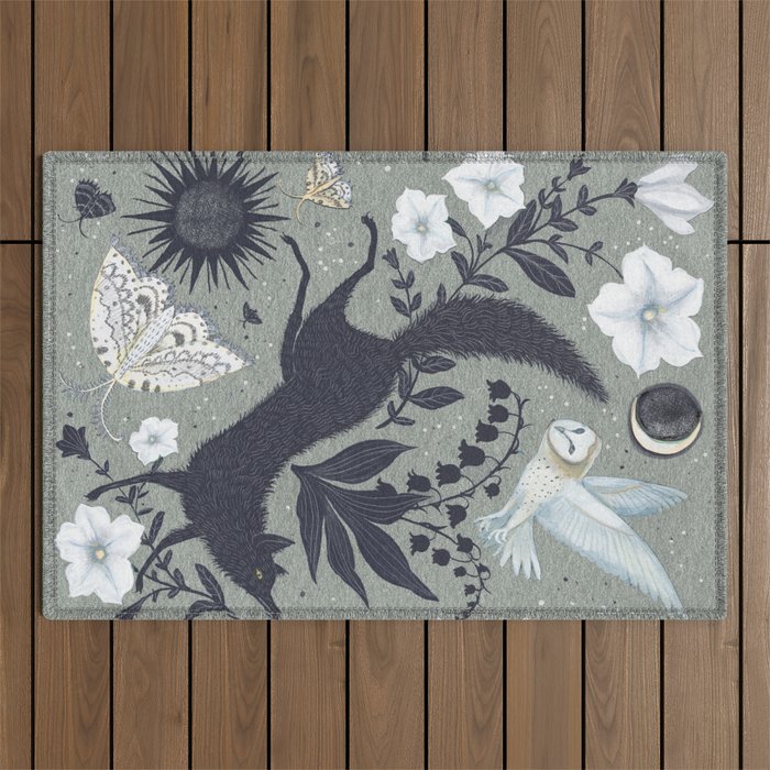 Fox and Owl Outdoor Rug Gallery Image 1