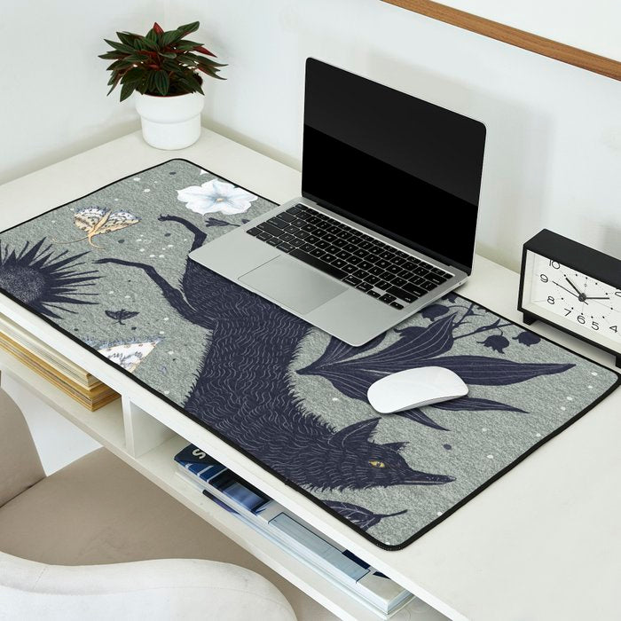 Fox and Owl Desk Mat Gallery Image 2