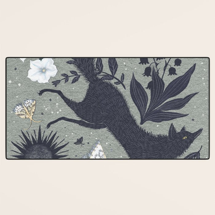 Fox and Owl Desk Mat Gallery Image 3