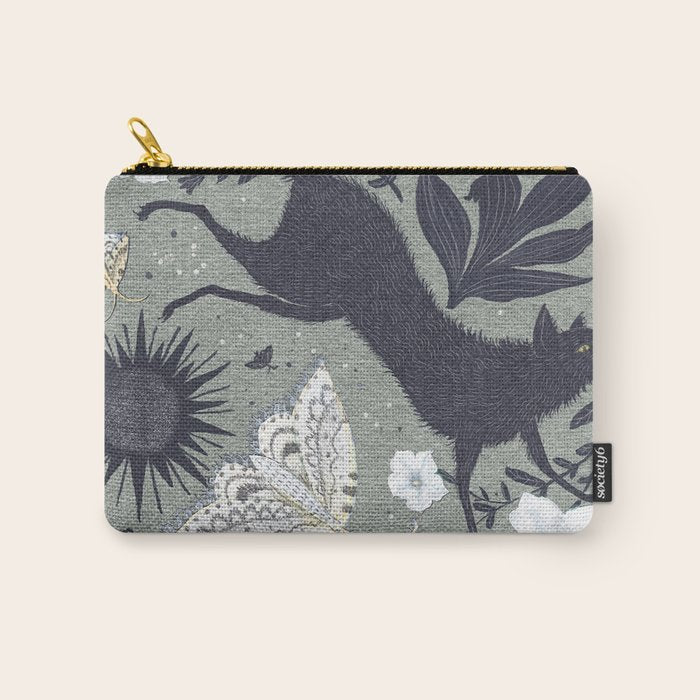 Fox and Owl Carry All Pouch Gallery Image 1
