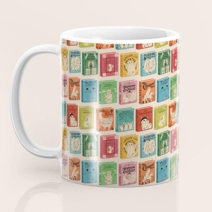 Meowsterpieces of Kiterature - Cat Literature Puns Coffee Mug Gallery Image 3