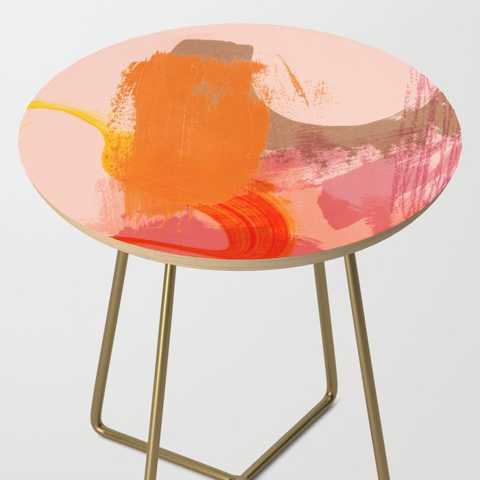 brush strokes abstract 6 Side Table Gallery Image 2