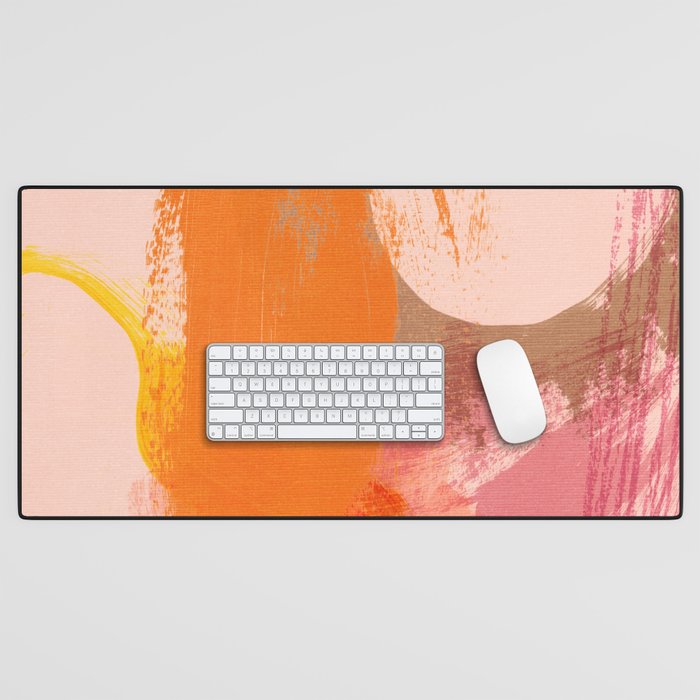 brush strokes abstract 6 Desk Mat Gallery Image 1