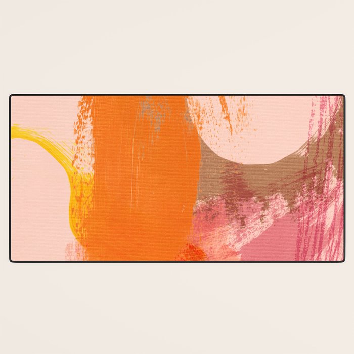 brush strokes abstract 6 Desk Mat Gallery Image 3
