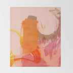 brush strokes abstract 6 Throw Blanket Gallery Image 2