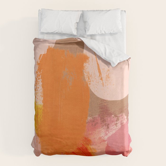 brush strokes abstract 6 Duvet Cover Gallery Image 6