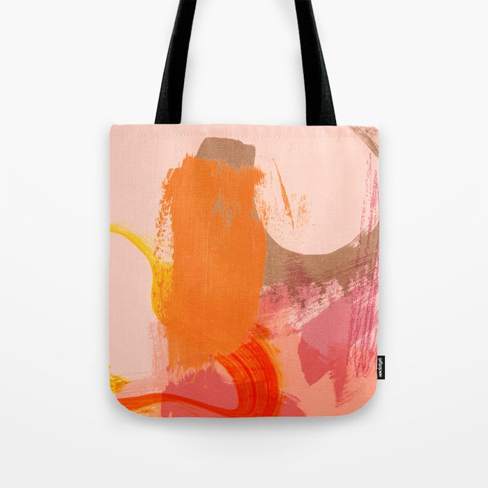 brush strokes abstract 6 Tote Bag Gallery Image 1