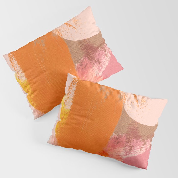 brush strokes abstract 6 Pillow Sham Gallery Image 1