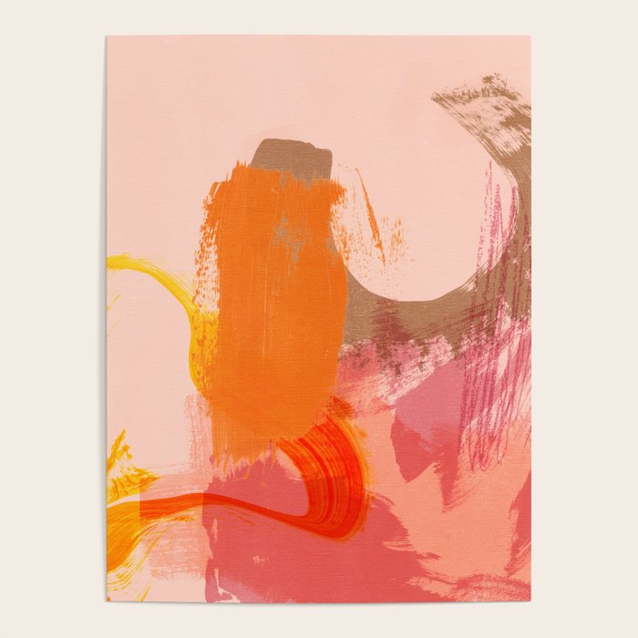 brush strokes abstract 6 Poster Gallery Image 4