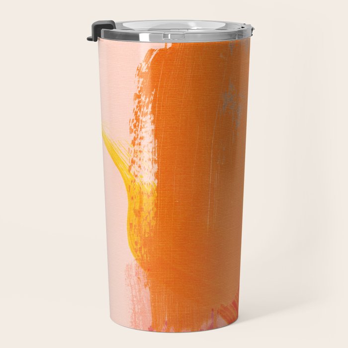 brush strokes abstract 6 Travel Mug Gallery Image 3