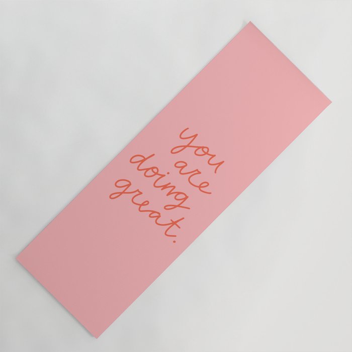 You Are Doing Great Yoga Mat Gallery Image 1