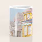 Haight Ashbury Victorian Houses - San Francisco Photography Coffee Mug Gallery Image 4
