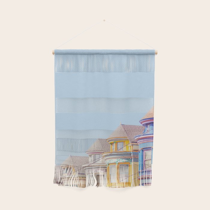 Haight Ashbury Victorian Houses - San Francisco Photography Wall Hanging Gallery Image 1