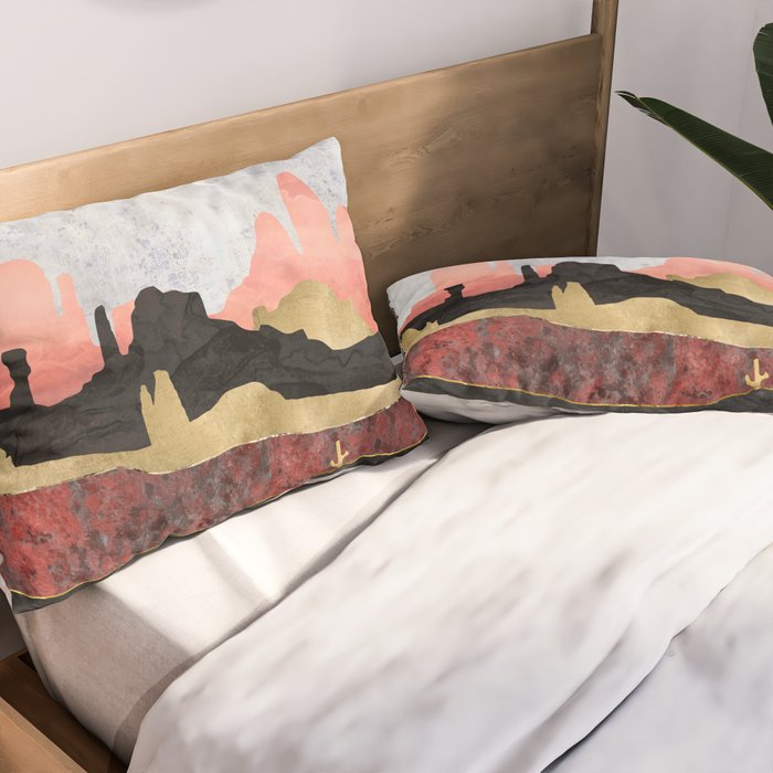 Distant Desert Pillow Sham Gallery Image 2