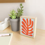 Fire Red: Wild Leaf | Matisse Foliage Paper Cutouts 01 Mini Art Print Gallery Image 2