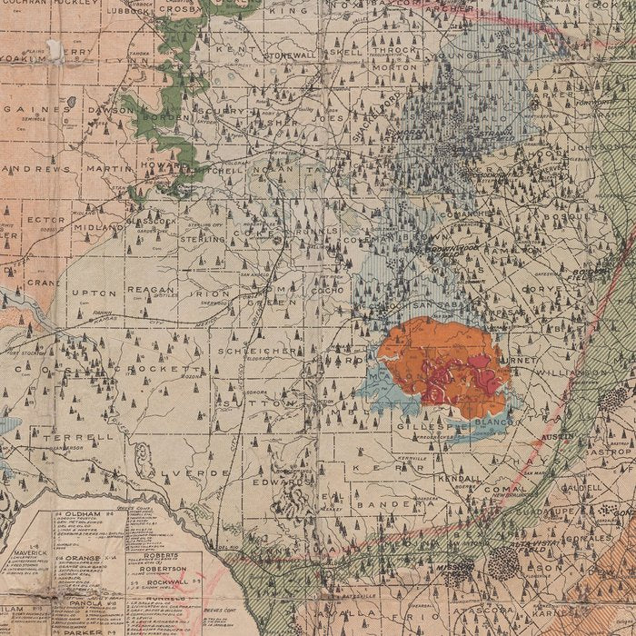 Vintage Geological Map of Texas (1920) Coffee Mug Gallery Image 2