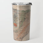 Vintage Geological Map of Texas (1920) Travel Mug Gallery Image 2