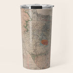 Vintage Geological Map of Texas (1920) Travel Mug Gallery Image 1