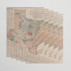 Vintage Geological Map of Texas (1920) Wrapping Paper Gallery Image 3