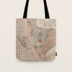 Vintage Geological Map of Texas (1920) Tote Bag Gallery Image 1