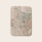 Vintage Geological Map of Texas (1920) Bath Mat Gallery Image 1