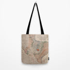 Vintage Geological Map of Texas (1920) Tote Bag Gallery Image 2