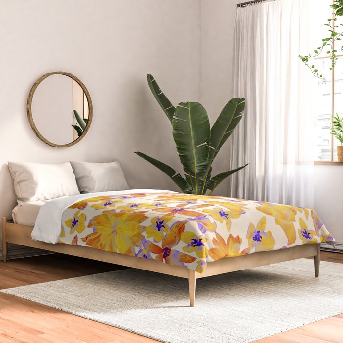Grandma's Flowers (BEIGE) Comforter Gallery Image 2
