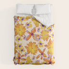 Grandma's Flowers (BEIGE) Comforter Gallery Image 6