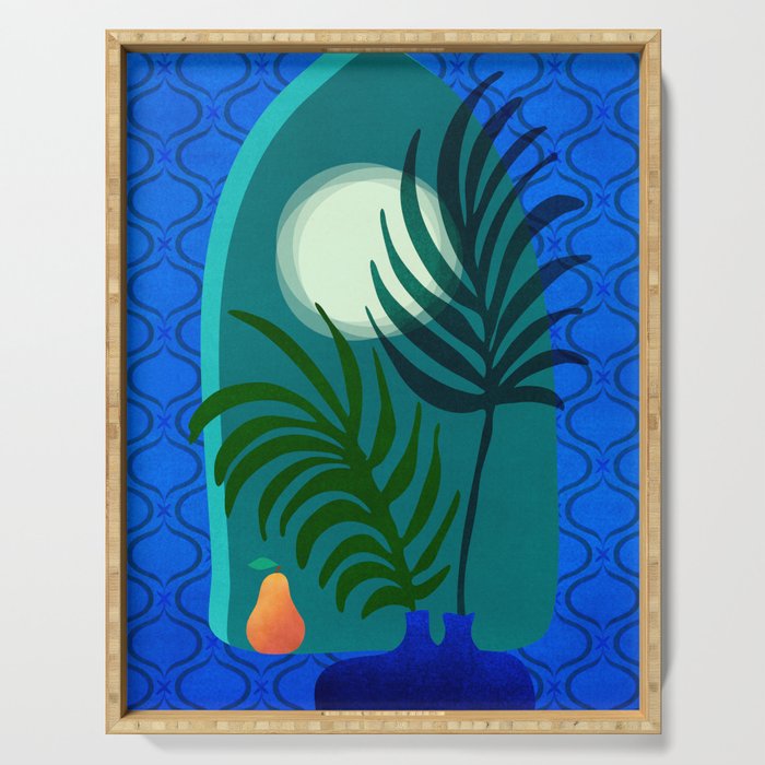 Gothic Tropics Night Scene Serving Tray Gallery Image 1