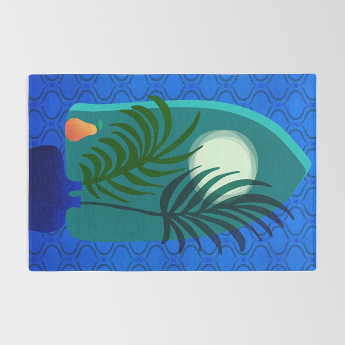 Gothic Tropics Night Scene Rug Gallery Image 2