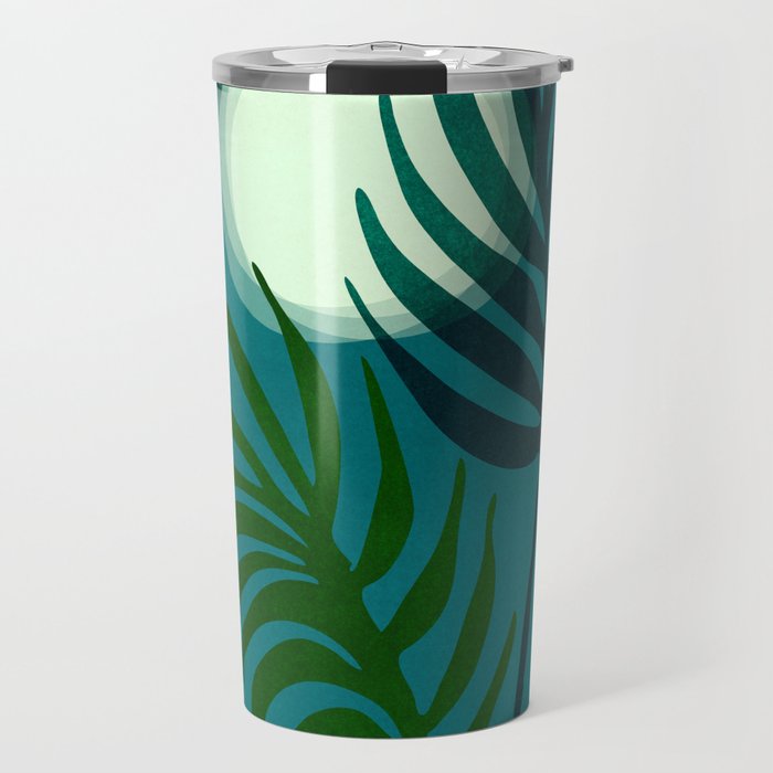 Gothic Tropics Night Scene Travel Mug Gallery Image 1