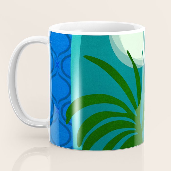 Gothic Tropics Night Scene Coffee Mug Gallery Image 3