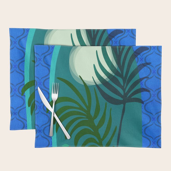 Gothic Tropics Night Scene Placemat Gallery Image 1