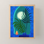 Gothic Tropics Night Scene Mini Art Print Gallery Image 1