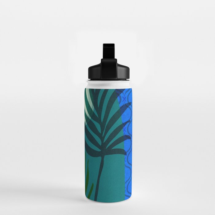 Gothic Tropics Night Scene Water Bottle Gallery Image 2