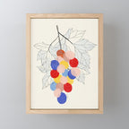 Bunch of grapes Fruit Mini Art Print Gallery Image 1
