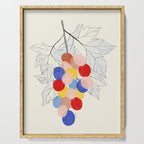 Bunch of grapes Fruit Serving Tray Gallery Image 1