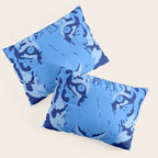 Tiger Blue & Pink Pillow Sham Gallery Image 3