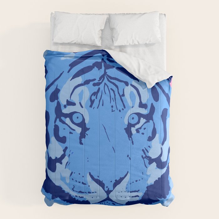 Tiger Blue & Pink Comforter Gallery Image 6