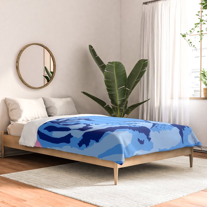 Tiger Blue & Pink Comforter Gallery Image 2