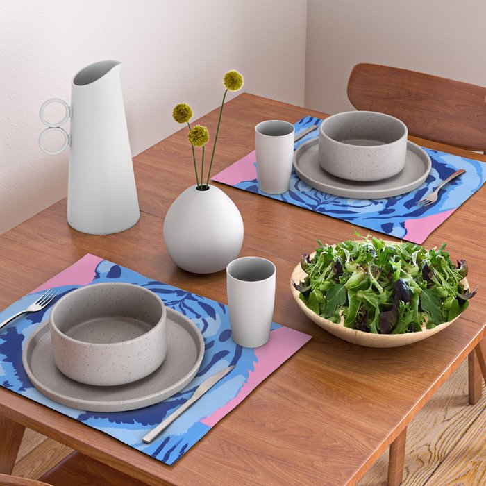 Tiger Blue & Pink Placemat Gallery Image 2