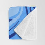 Tiger Blue & Pink Throw Blanket Gallery Image 3