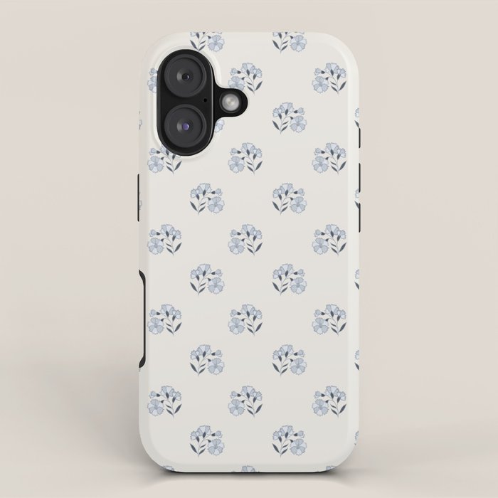 Floral Block Print iPhone Case Gallery Image 1